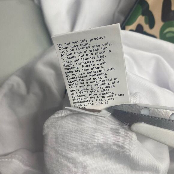 BAPE Camo Milo on Big Ape amen & Women Crewneck Top Coat Short Sleeve Tee Shirt - Picture 6 of 10